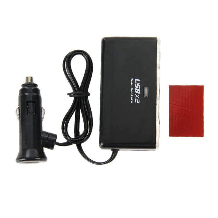 AMZER 2-Socket Cigarette Lighter Adapter 12/24V Car Power Output Split